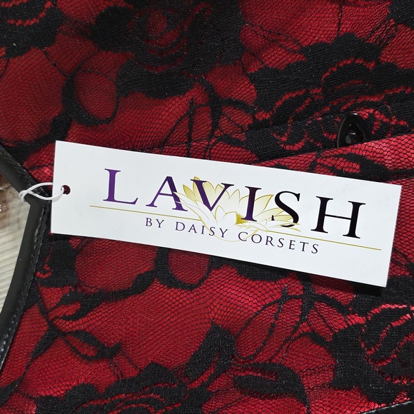 Daisy Corsets Lavish 4 Piece Gothic Devil Corset Costume Womens Size 5Xl NWT - Picture 8 of 12